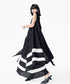 Pleated Contrast Stripe Series